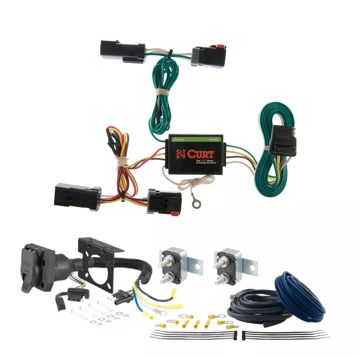 03 - 09 Dodge Sprinter 2500 Cab & chassis, 170" WB CURT Trailer Brake Controller 7-Way Upgrade Kit7WK765