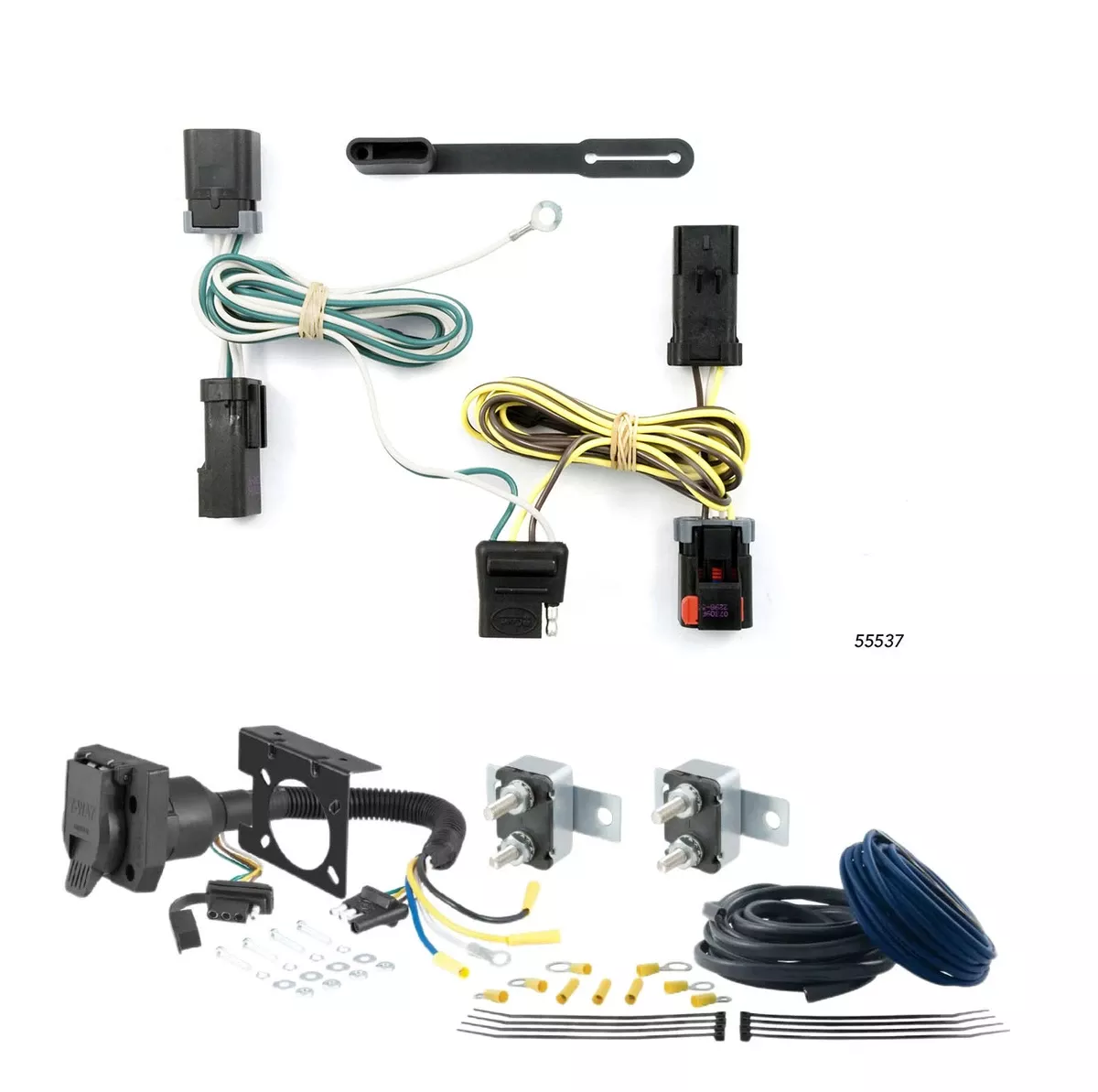 08 - 14 Dodge Challenger CURT Trailer Brake Controller 7-Way Upgrade Kit7WK673