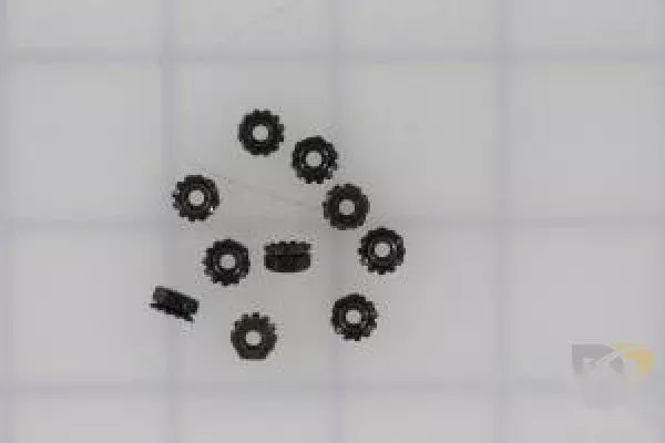 10 PK / NUT-#4-40 w/LOCKWASHER/AUTO-BK SHIPOUT 10 PACK 19537-10KS