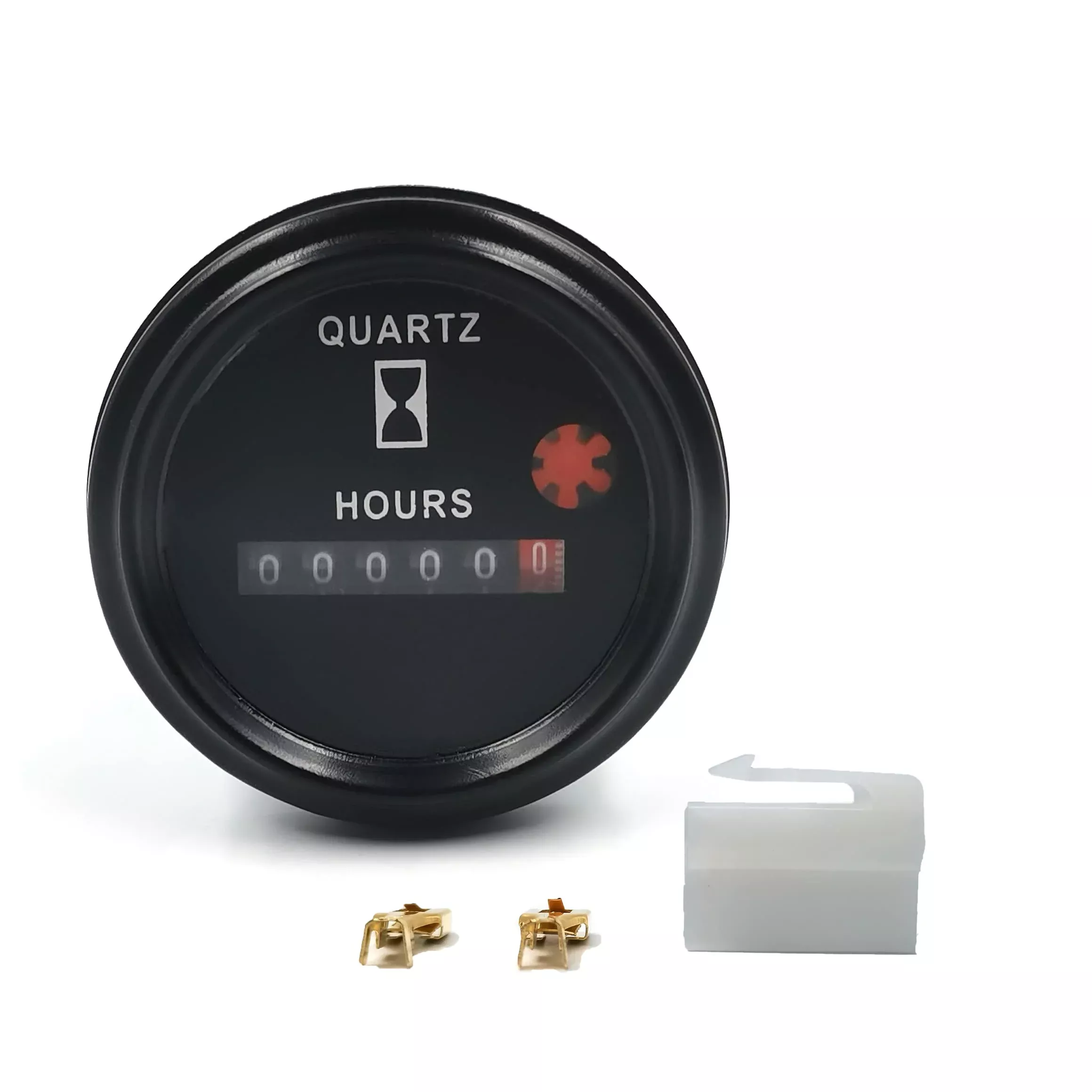 12-36V Dc/Ac Boat Marine Hour Meter, Quartz Hour Meter, Round Waterproof Hour Gauge Compatible With Boat Truck Engine 748 Chennic