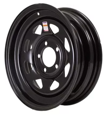 14″ x 5.5″ JJ 545 Black 8-Spoke Wheel – 2.2K – 3.19″ Pilot