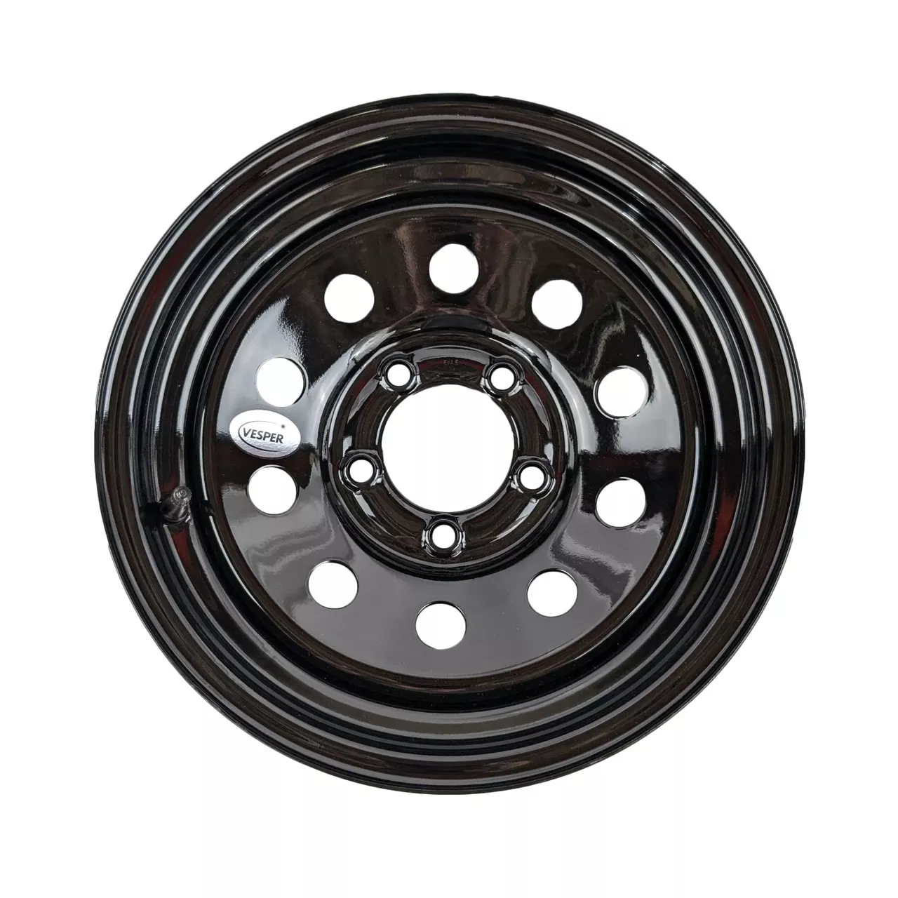 14 x 6 Steel Wheel Black Modular 5 x 4.5