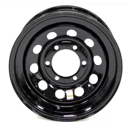 15″ x 6″ JJ 655 Black “Mini-Mod” Wheel – 2.86K – 4.27″ Pilot