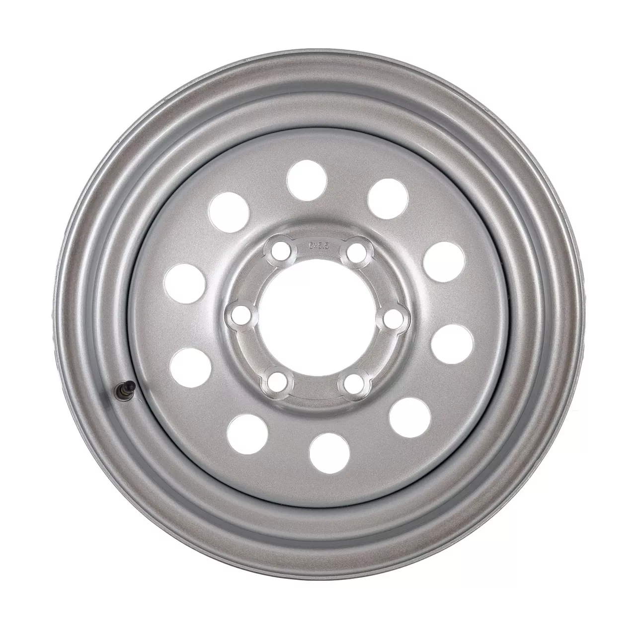 15 x 6 Steel Wheel Silver Modular 6 x 5.5 - 3300lbs
