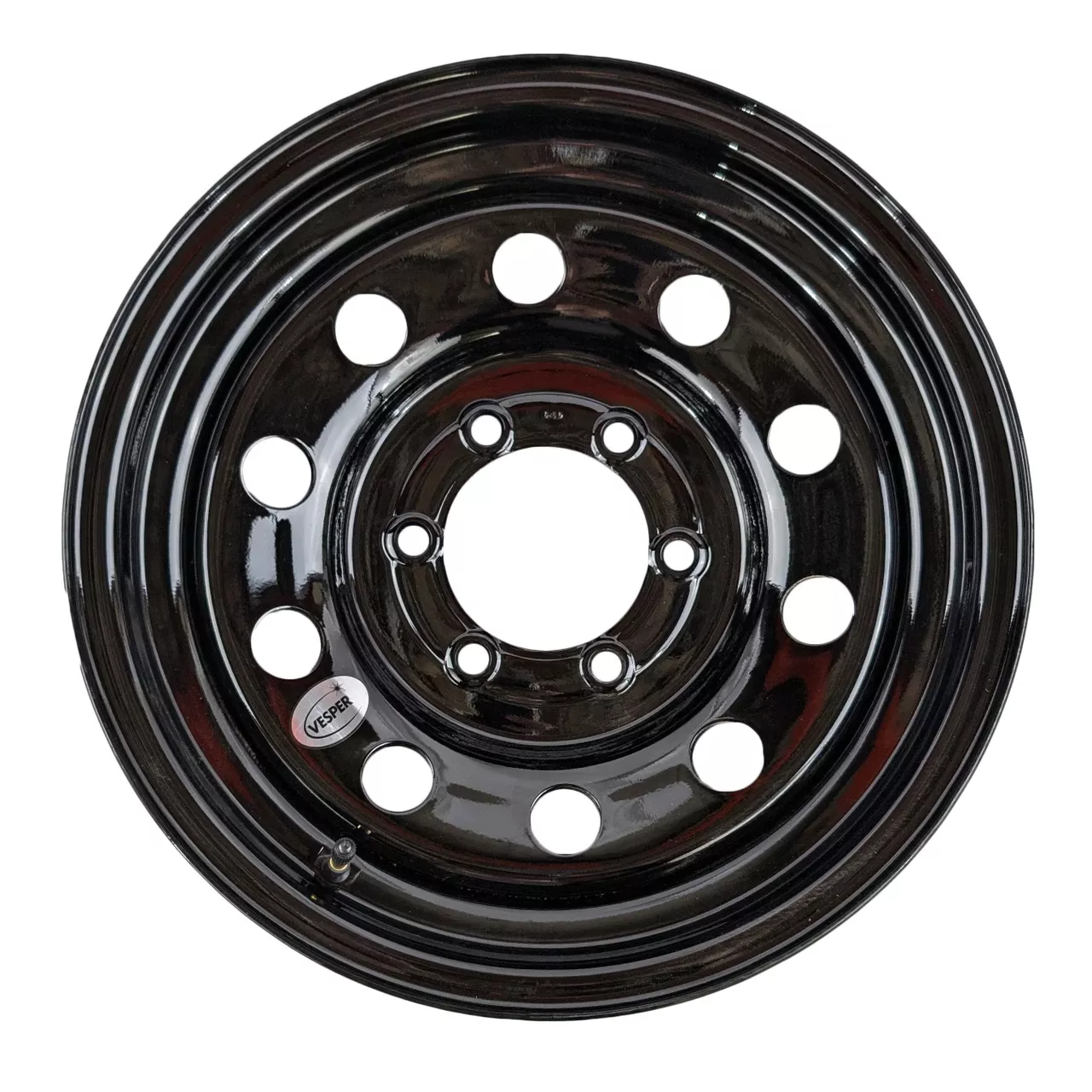 16 x 6 Steel Wheel Black Modular 6 x 5.5