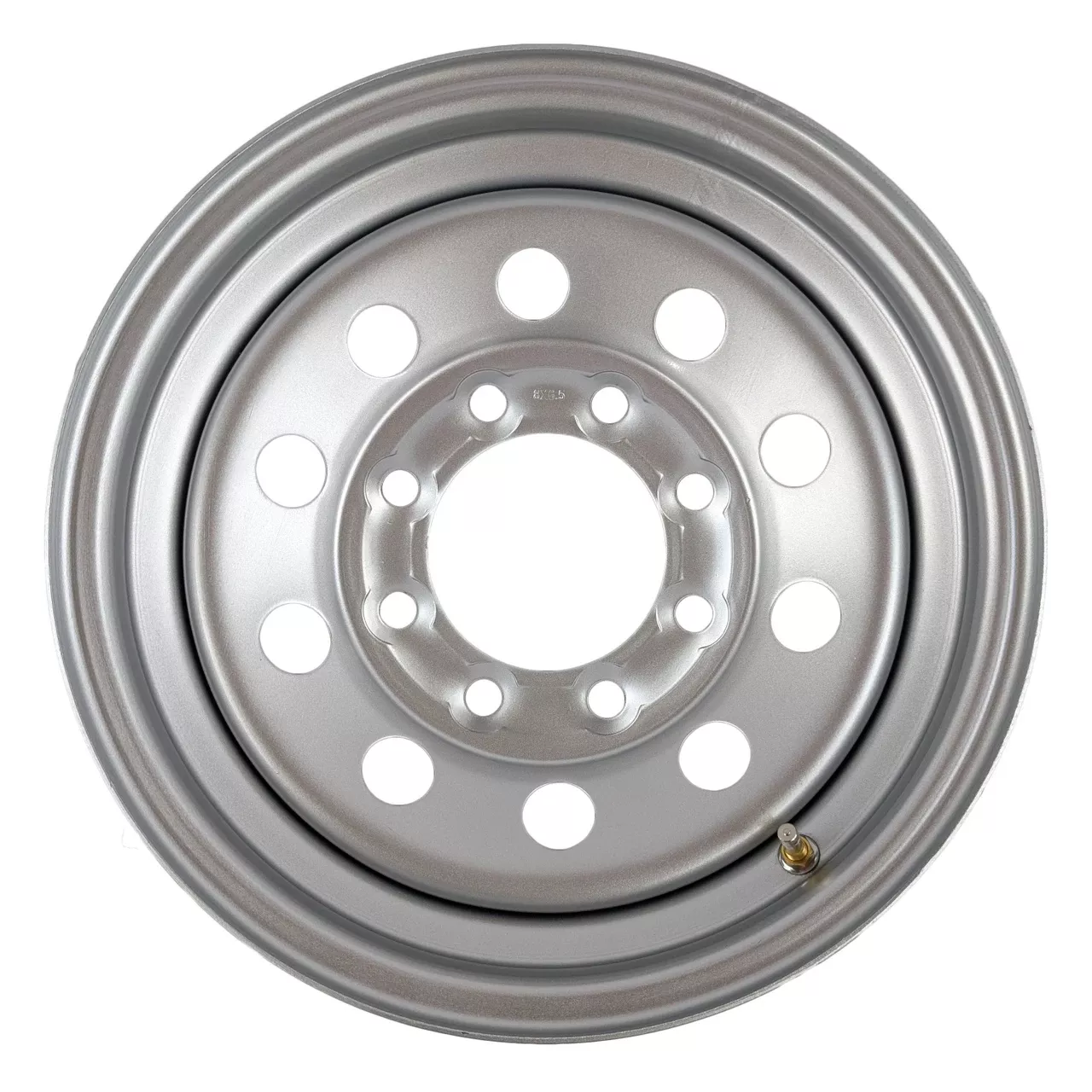 16 x 6 Steel Wheel Silver Modular 8 x 6.5 - Heavy Duty4460lbs