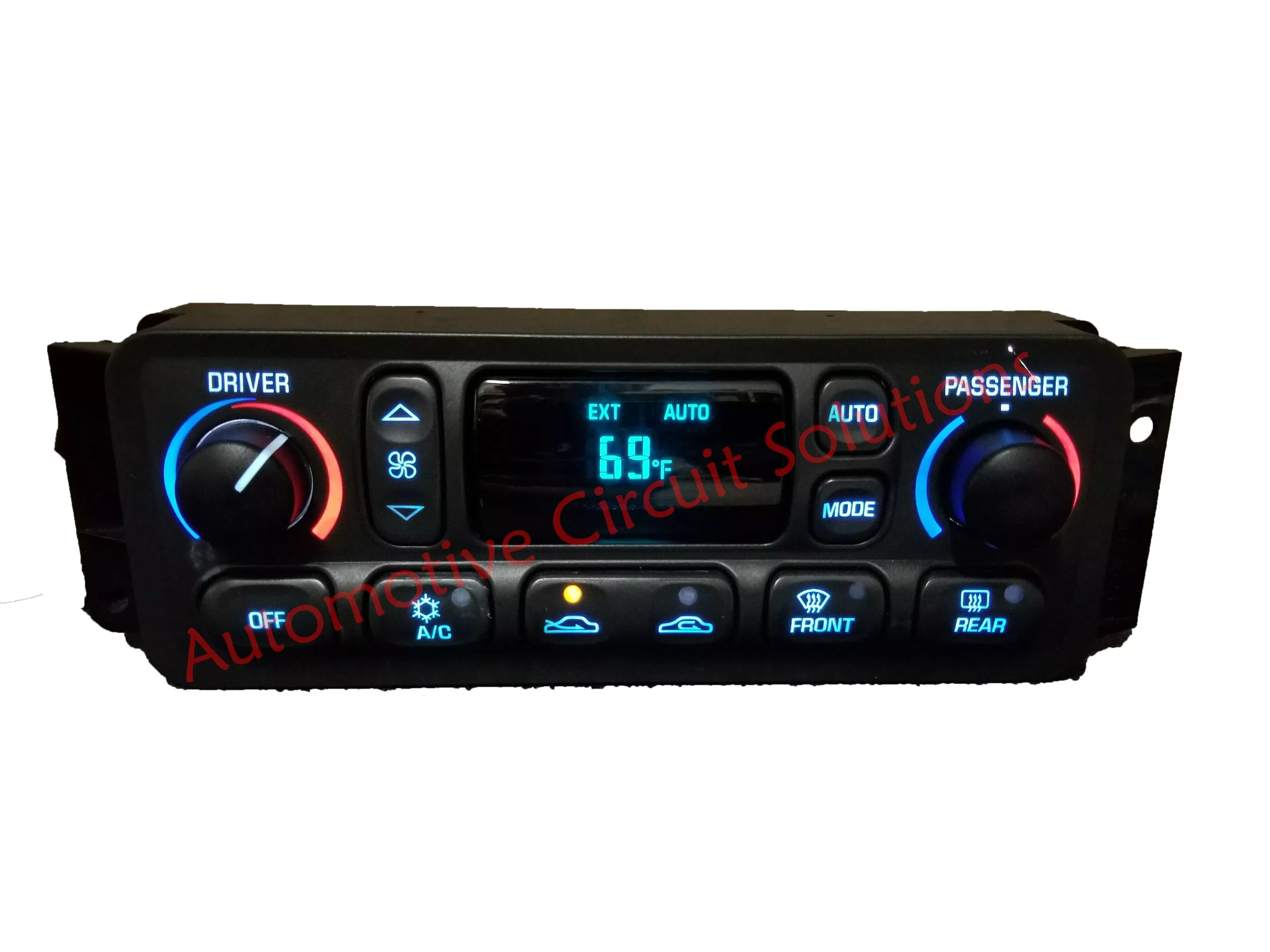 1997-2004 Corvette C5 Climate Control Display Repair Service + LED Upgrade