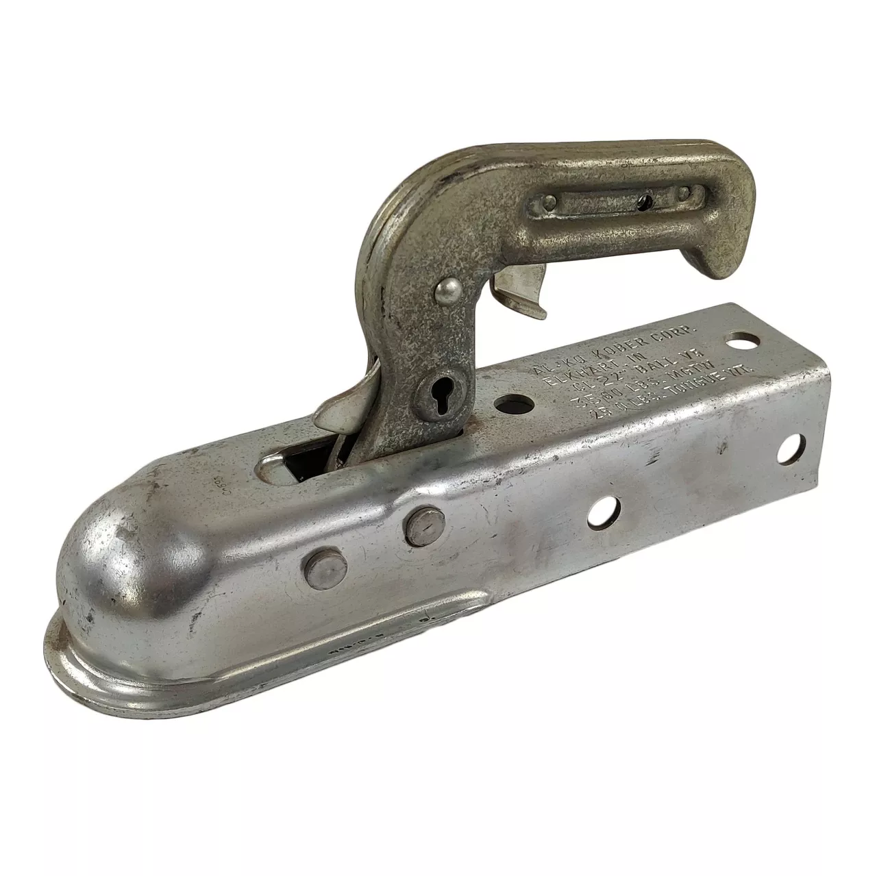 2" Coupler for 2" Channel Straight Tongue - Zinc