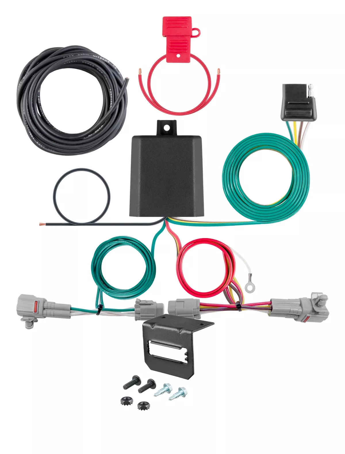 20-24 Subaru Legacy Sedan CURT 4-flat Plug and Play Trailer Wiring