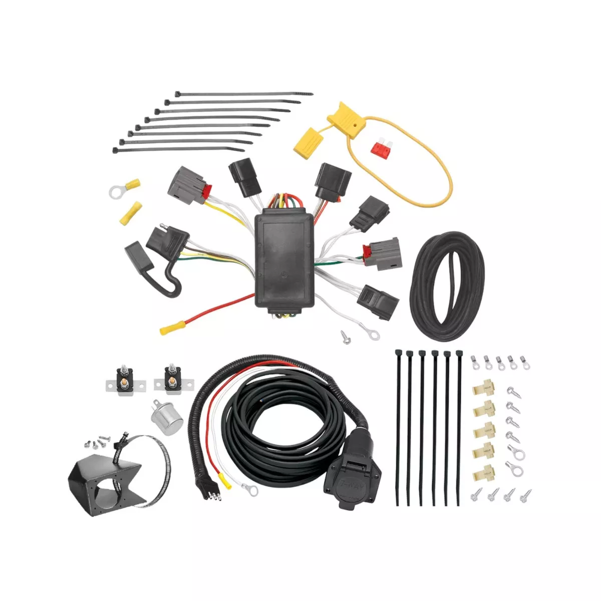 2007-2010 Chrysler Sebring Convertible Tekonsha Custom 7-Way + Brake Controller Install Kit