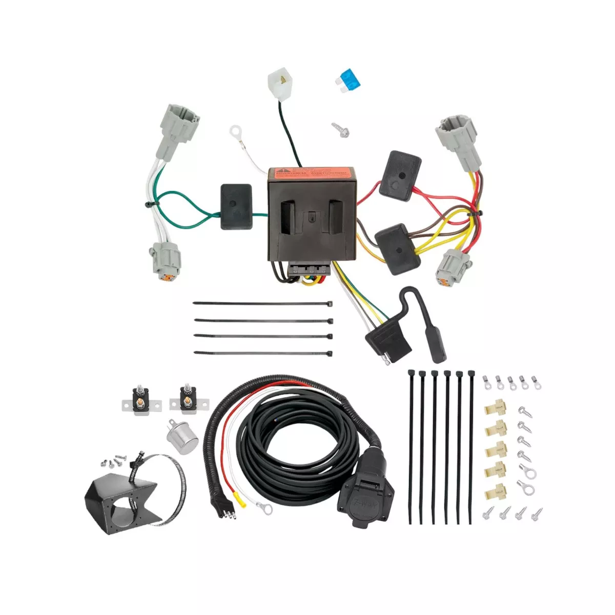 2011-2017 Nissan QuestTekonsha Custom 7-Way + Brake Controller Install Kit