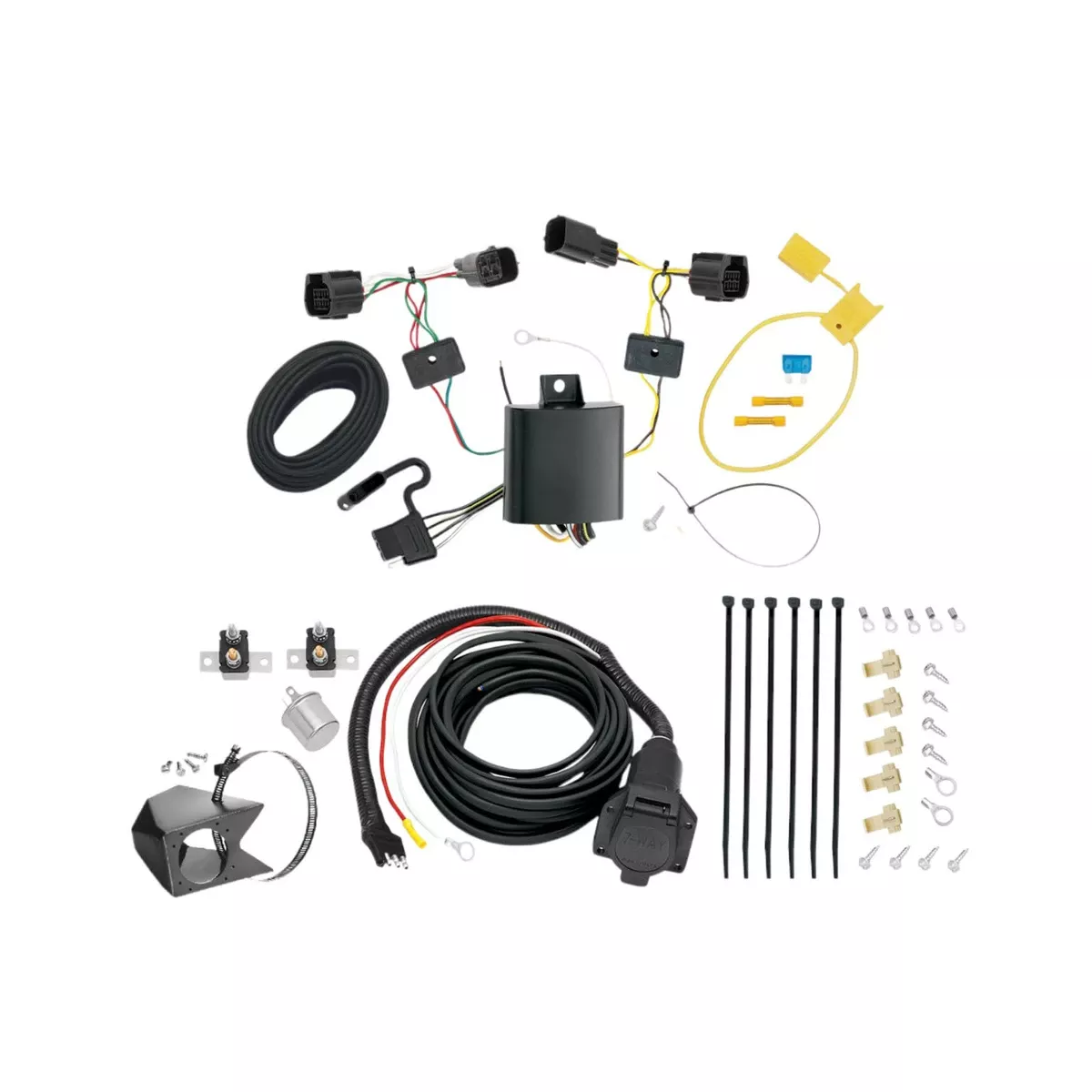 2012-2023 Ford RangerTekonsha Custom 7-Way + Brake Controller Install Kit