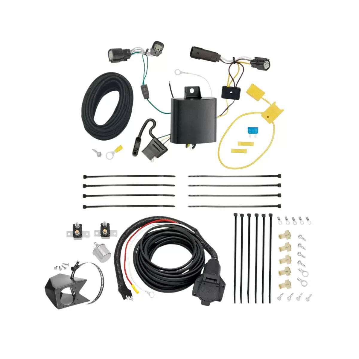 2015-2018 Ford Edge Except Sport & Titanium Tekonsha Custom 7-Way + Brake Controller Install Kit