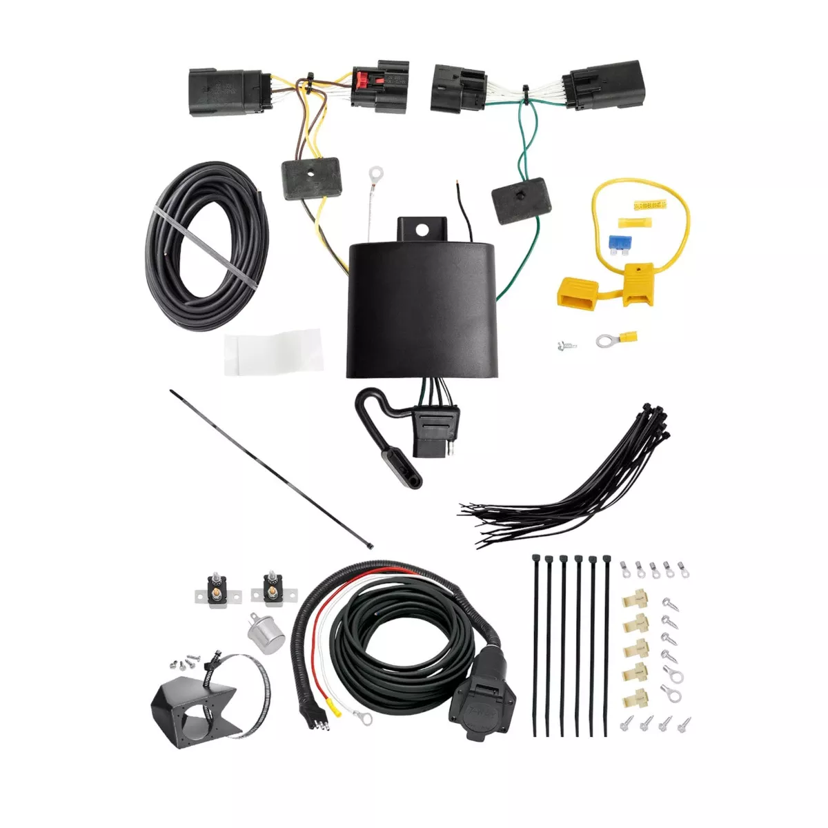 2020-2024 Jeep GladiatorTekonsha Custom 7-Way + Brake Controller Install Kit