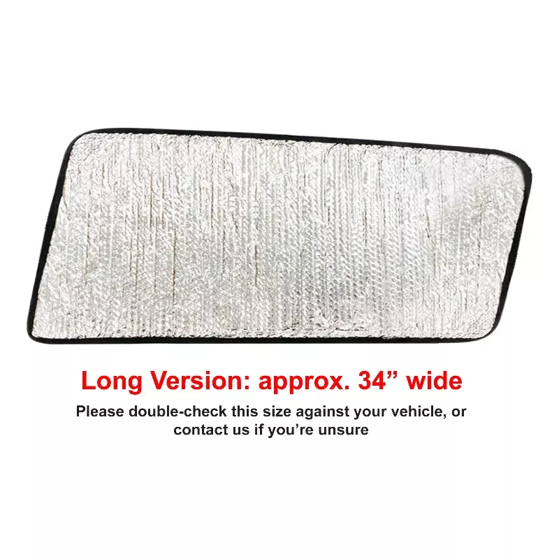 3rd Row Side Sunshades for 2014-2023 Ford Transit Connect Minivan – LONG Version (Set of 2)
