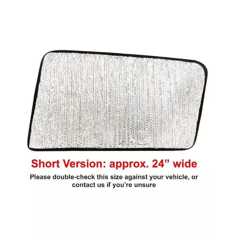 3rd Row Side Sunshades for 2014-2023 Ford Transit Connect Minivan – SHORT Version (Set of 2)