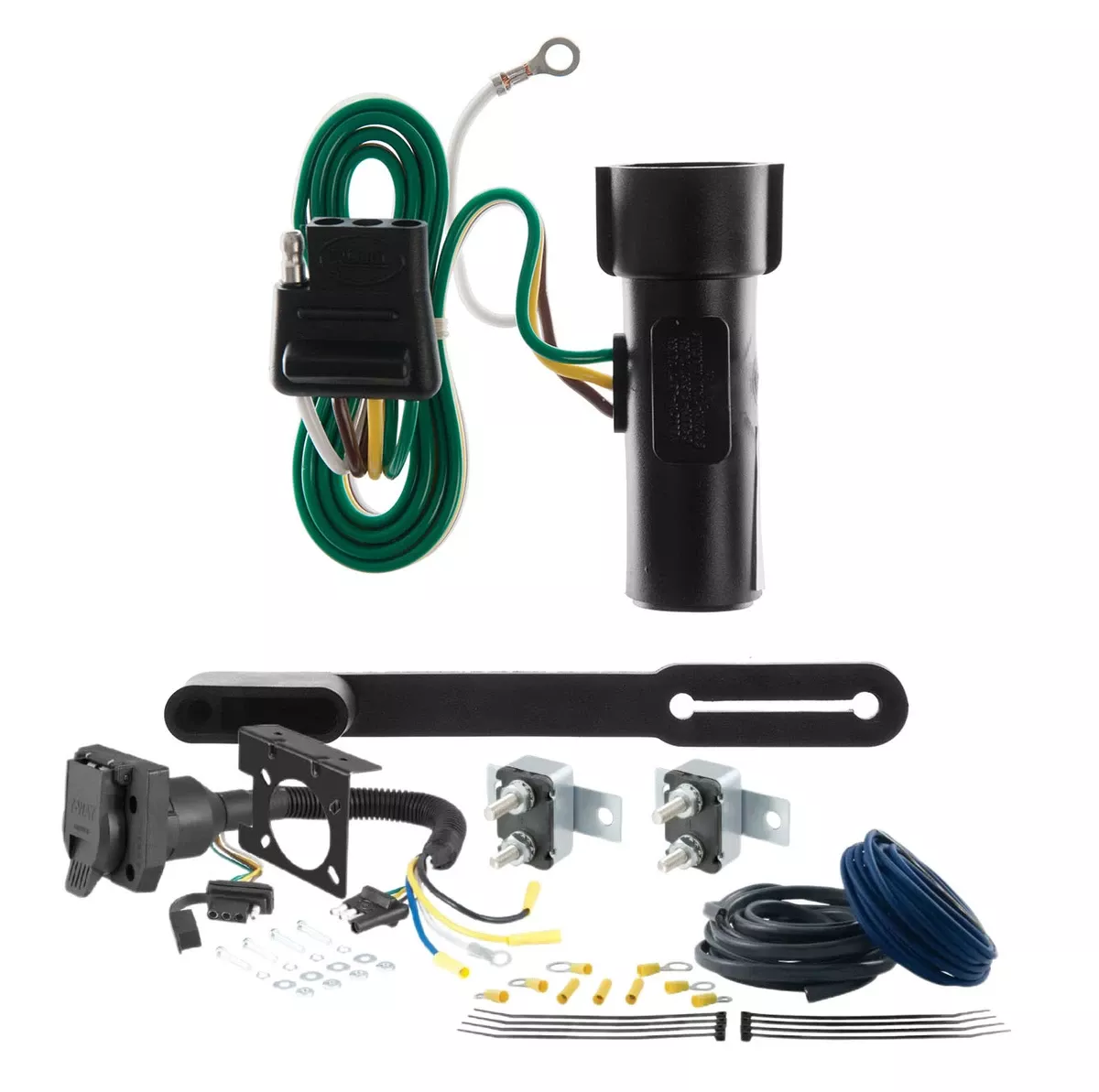 85 - 86 Chevrolet K20 With 10" step bumper CURT Trailer Brake Controller 7-Way Upgrade Kit7WK372