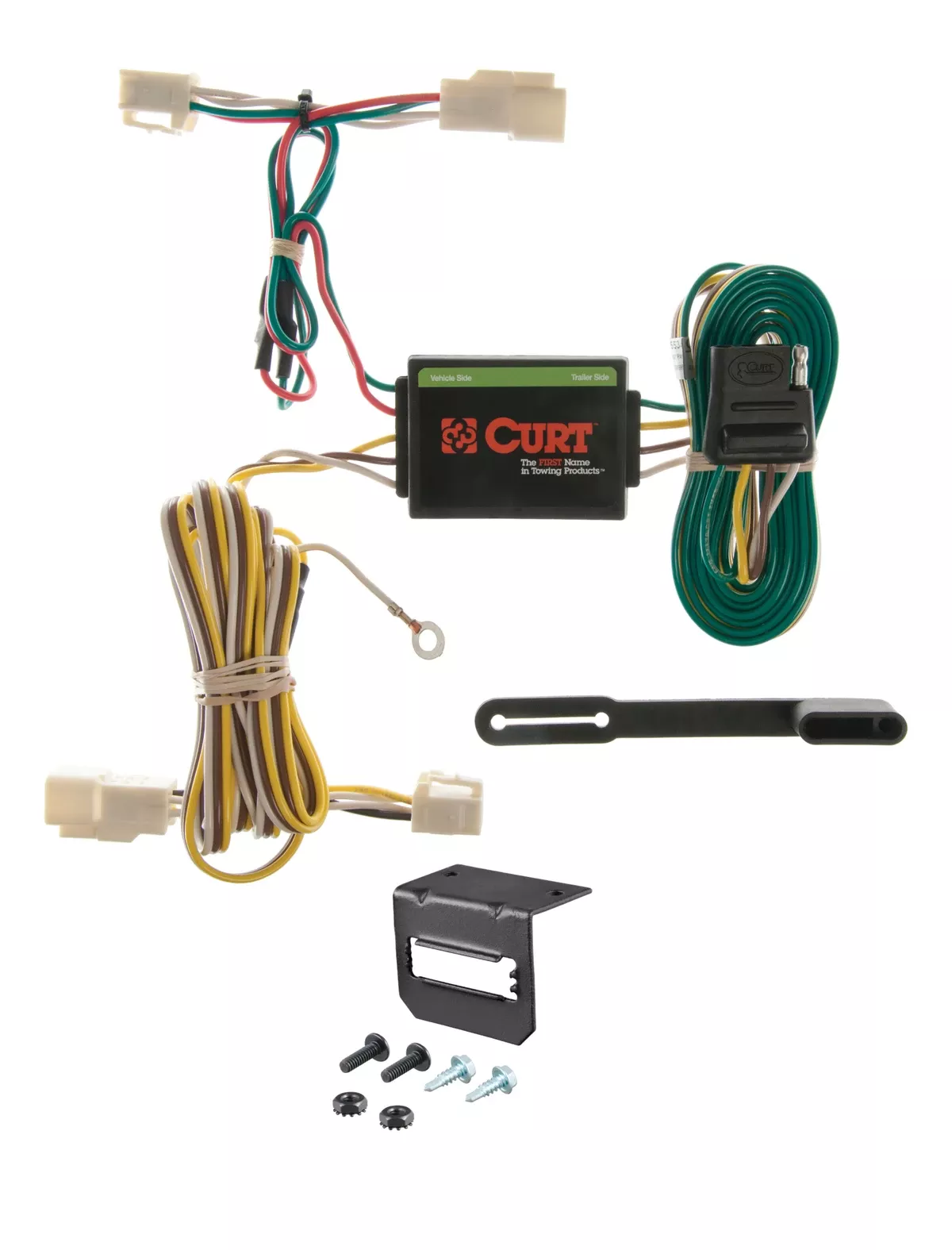 96-02 Toyota 4Runner CURT 4-flat Plug and Play Trailer Wiring