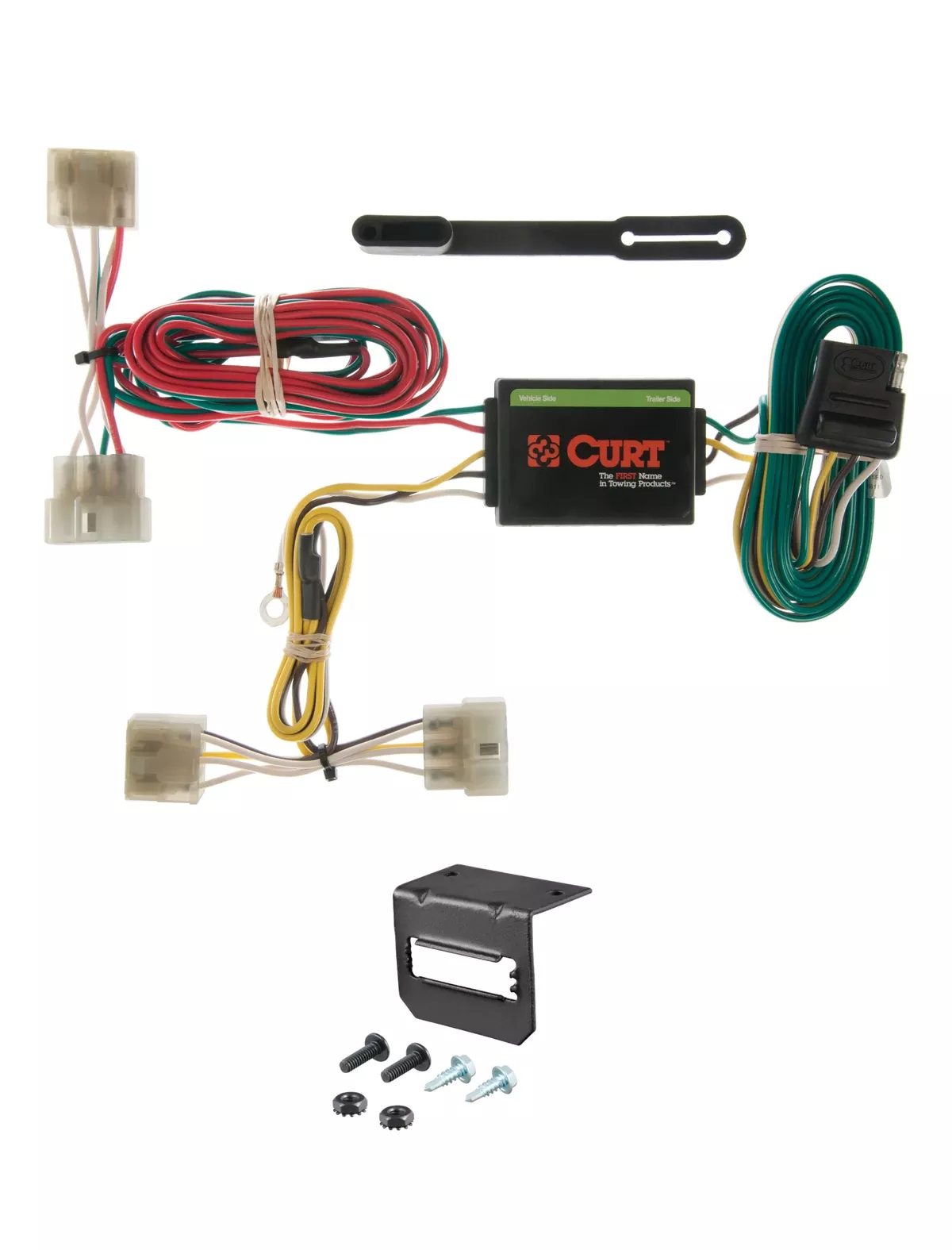 98-02 KIA Sportage Excluding SX models CURT 4-flat Plug and Play Trailer Wiring