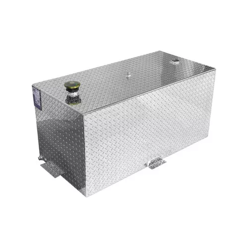 98 Gallon Aluminum Rectangle Double Wall Fuel Transfer Tank