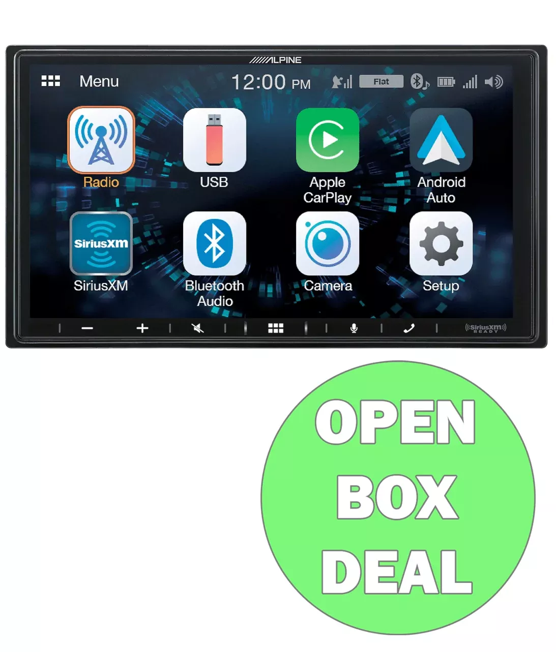Alpine iLX-W650 2-DIN 7" Car Stereo, Apple CarPlay/Android Auto (Open Box)