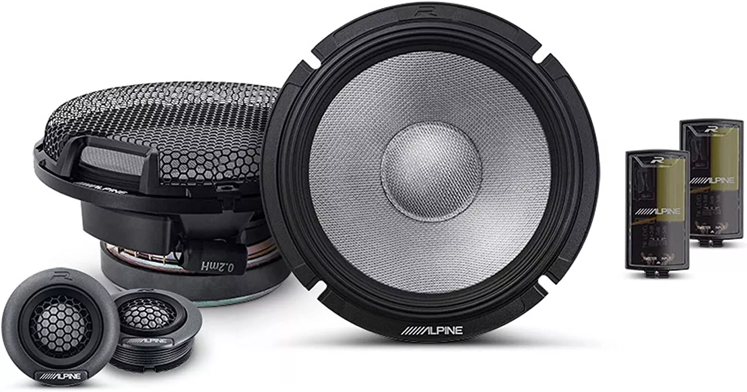 Alpine R2-S65C R Series 6.5" Component Speakers