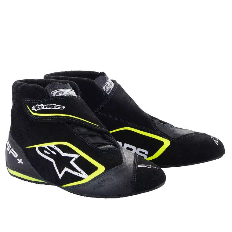 Alpinestars SP+ Shoe - Black/Yellow Fluo