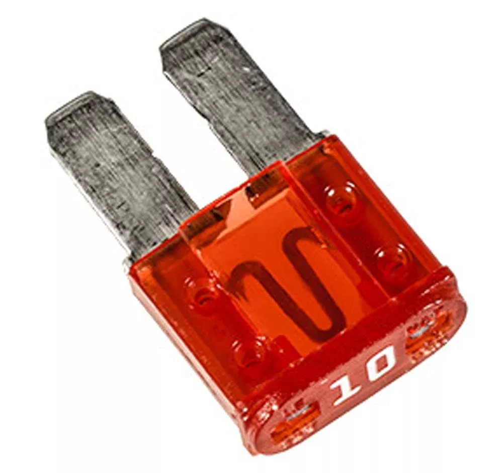 Amz Clips And Fasteners 5 Micro-Fuses 10 Amp Red Color For Gm