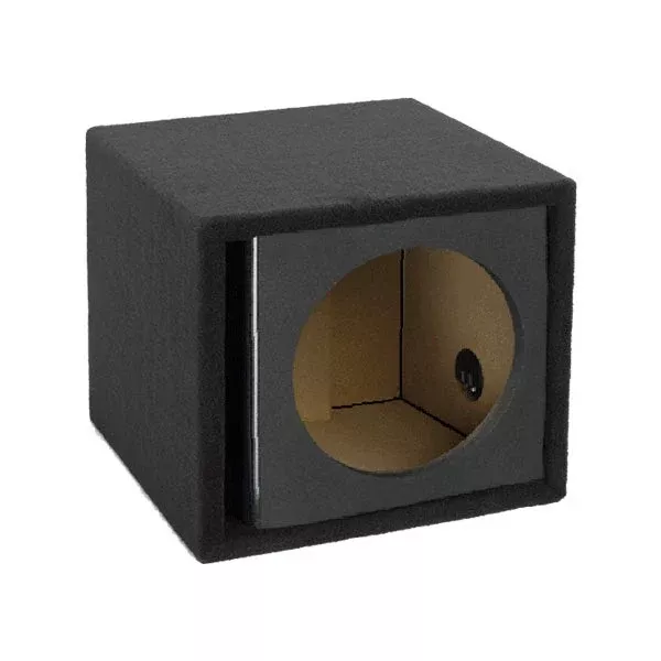 Atrend ZV12S-BLACK 12" Single Vented Subwoofer Enclosure - Kandy Black