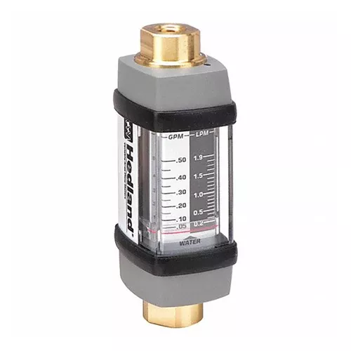 Badger Meter Hedland Variable Area Water Based Fluids Flow Meter, Aluminum 1/2 in. Female NPT