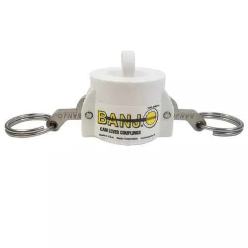 Banjo FDA .75 in. Quick Cam Lever Coupling Polyproplyene Cap