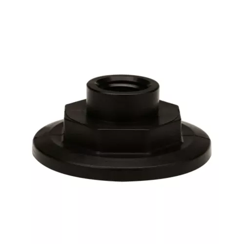 Banjo Solid Poly 2 in. SP Flange Plug with 1/2 in. FPT w/Gauge Port