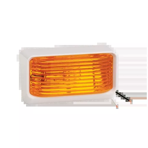 Bargman RV Trailer Porch Light Lens #78 Amber