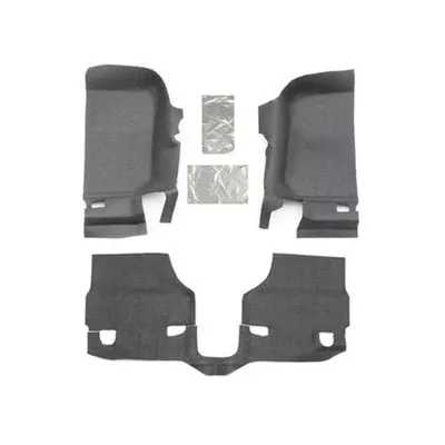 BedRug BedTred Jeep Floor Liner - 2011+ JK 2 Door Front 3 Pc Floor Kit