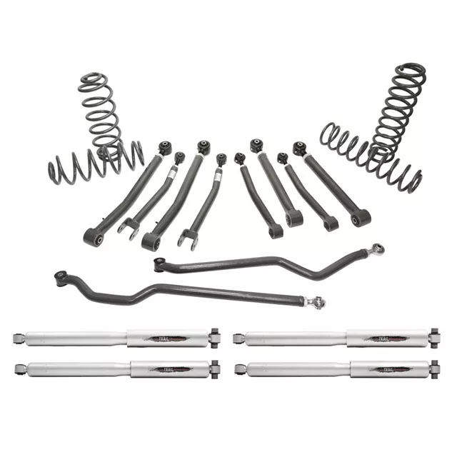BELLTECH 153205TP LIFT KIT 4 in. Lift Kit Inc. Front and Rear Trail Performance Struts/Shocks 2018-2021 Wrangler Rubicon JL 4dr 4 in. Lift