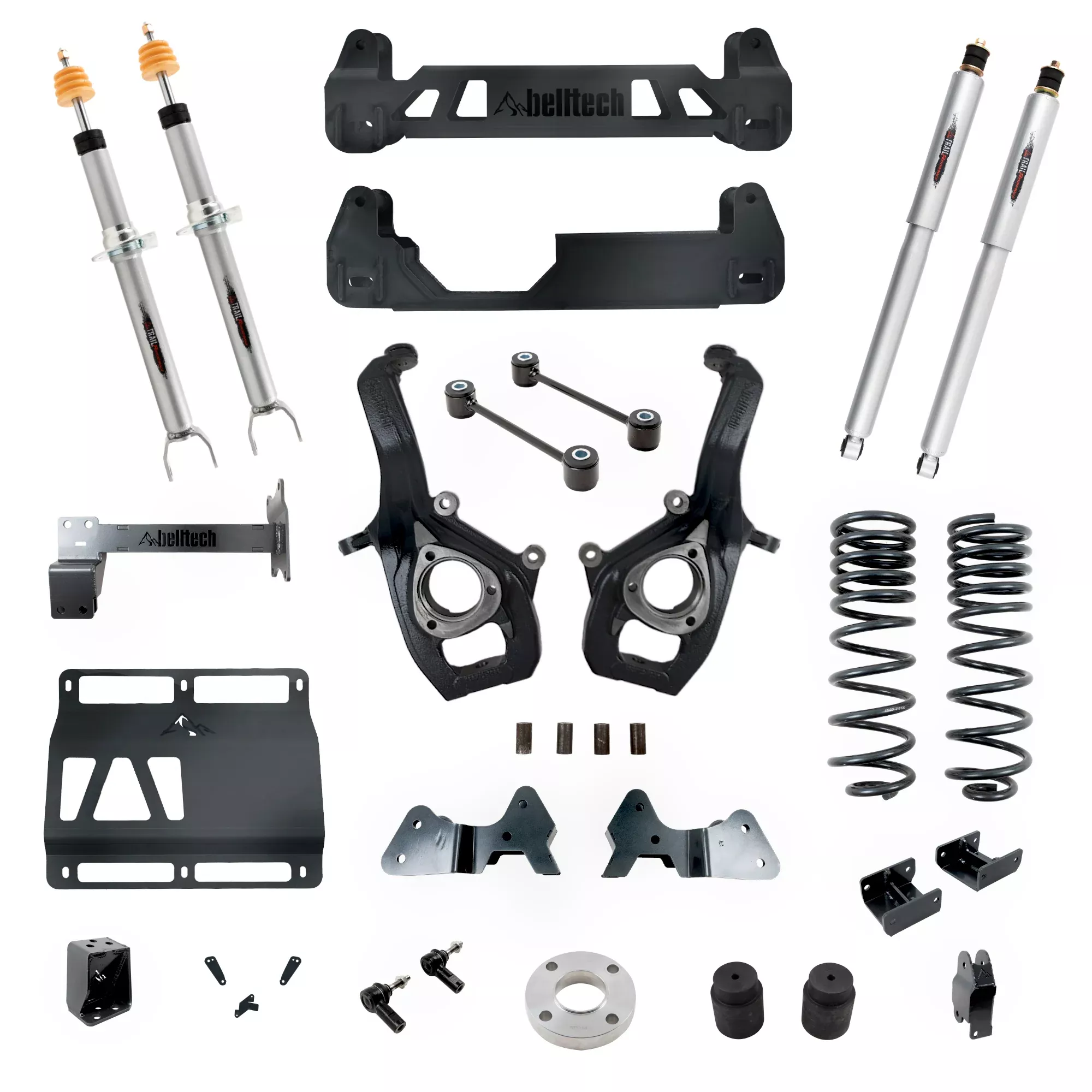 BELLTECH 153712TP LIFT KIT 6-8in. Lift Kit Inc. Front and Rear Trail Performance Struts/Shocks 2019-2021 Ram 1500 4wd (all cabs) 6-8in. Lift