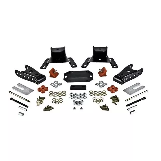 BELLTECH 6417 SHACKLE & HANGER KIT 4 in. Drop Leaf Spring Shackle & Hanger Kit (Front Hanger/Rear Shackle) 1987-1996 Ford F150 (Ext Cab) 4 in. Rear Drop