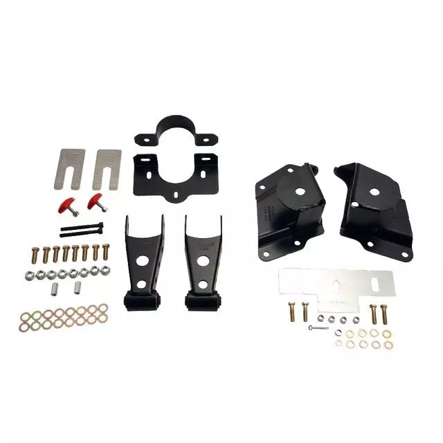BELLTECH 6514 SHACKLE & HANGER KIT 4 in. Drop Leaf Spring Shackle & Hanger Kit (Front Hanger/Rear Shackle) 1999-2006 Chevrolet Silverado/Sierra 1500 Ext Cab Short bed Only 4 in. Rear Drop