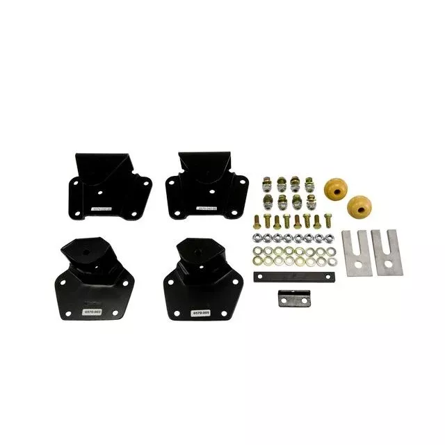 BELLTECH 6574 HANGER KIT 4 in. Drop Leaf Spring Hanger Kit (Front and Rear Hangers) 1997-2004 Dodge Dakota 4 in. Rear Drop