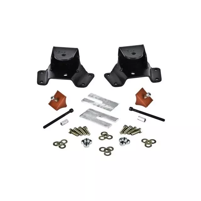 BELLTECH 6752 HANGER KIT 2 in. Drop Leaf Spring Hanger Kit (Front Hanger) 1975-1991 Chevrolet C30 (used in kit #6750) 2 in. Rear Drop
