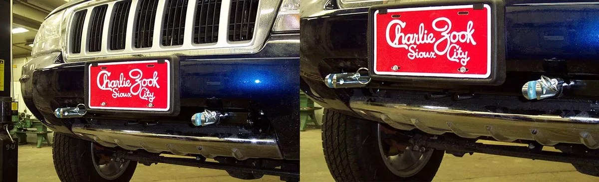 BlueOx Tow Bar Base Plate, Front Mount, RV Flat Towing for Select, CHEROKEE