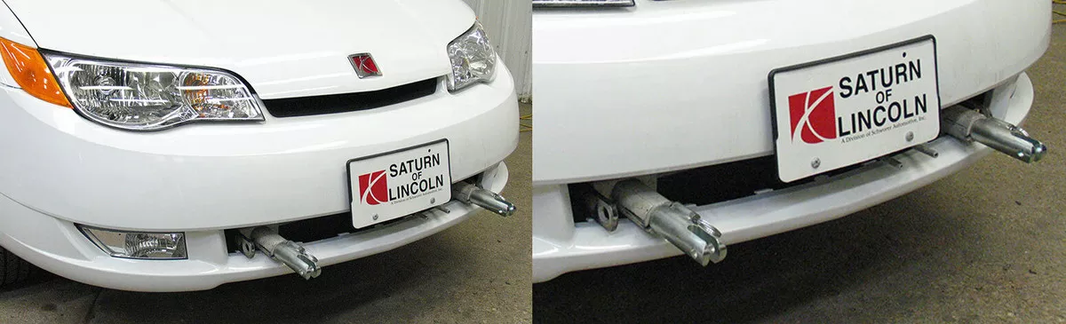 BlueOx Tow Bar Base Plate, Front Mount, RV Flat Towing for Select, SATURN ION