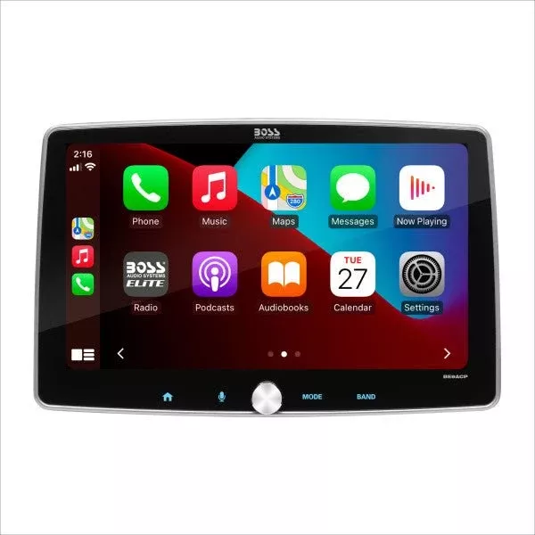 BOSS Audio Elite BE9ACP 9" Car Stereo, Apple CarPlay Android Auto, XL Receiver
