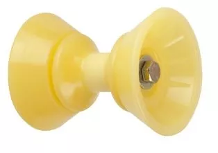 CE Smith – 4″ Yellow Bow Bell Roller Assembly
