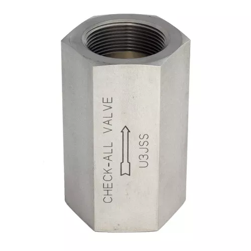 Check-All Valve 2 in. NPT Stainless Steel Threaded Low-Pressure Check Valves