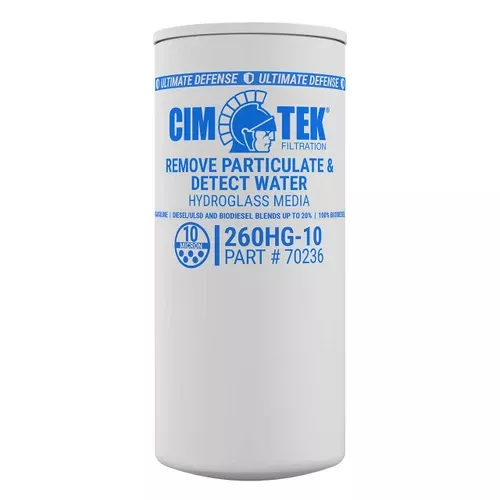 Cim-Tek 70236 260HG-10 10 Micron Water Detection Particulate Fuel Filter
