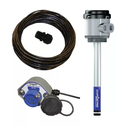 Civacon AV5-1 Single Compartment Hard-Wire Aviation Kit, 5-Wire, Blue Optic Socket, 12 in. Sensor