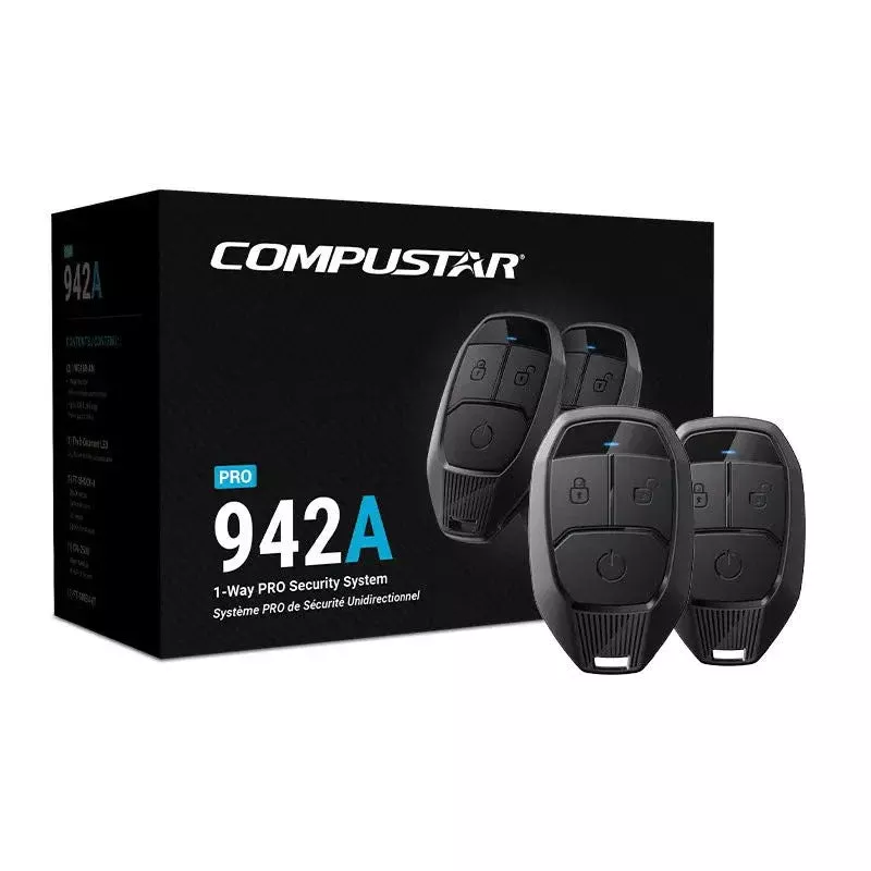 Compustar PRO 942A 1-Way Security System