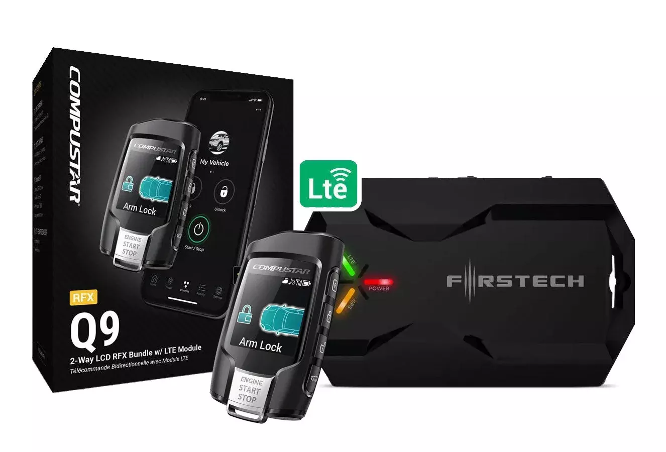 Compustar RFX-2WQ9-FM 2-Way Remote Start - Remotes and LTE Module Only