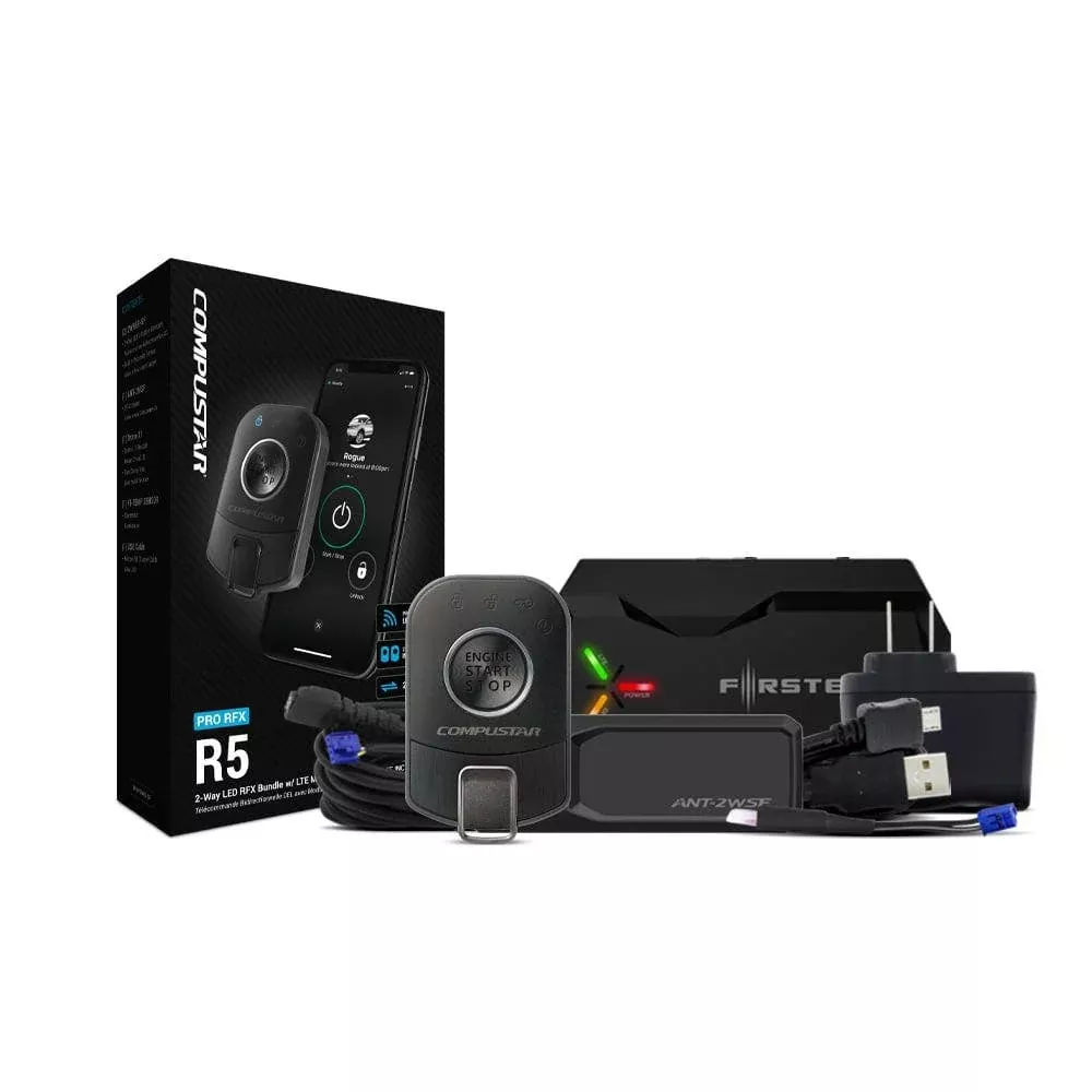 Compustar RFX-P2WR5-SF Pro 2-Way Remote Package w/ LTE Module - 2 Mile Range